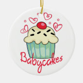 Babycakes Keramisch Ornament (Voorkant)