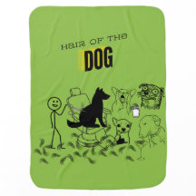 Babydeken Fun Phrase: Haar van de Hond