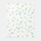 Babydeken met palmboom fleece deken (Voorkant)
