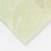 Babydeken met vintage eendjes  fleece deken (Hoek)