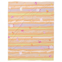 Babydeken – Whimsische natuurparade pastel 