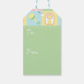 Babydekengeschenklabel Cadeaulabel (Achterkant)