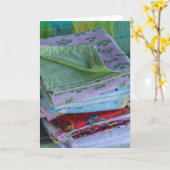 Babydekens Kaart (Gele Bloem)