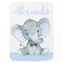 Babydekens voor olifant jongetje