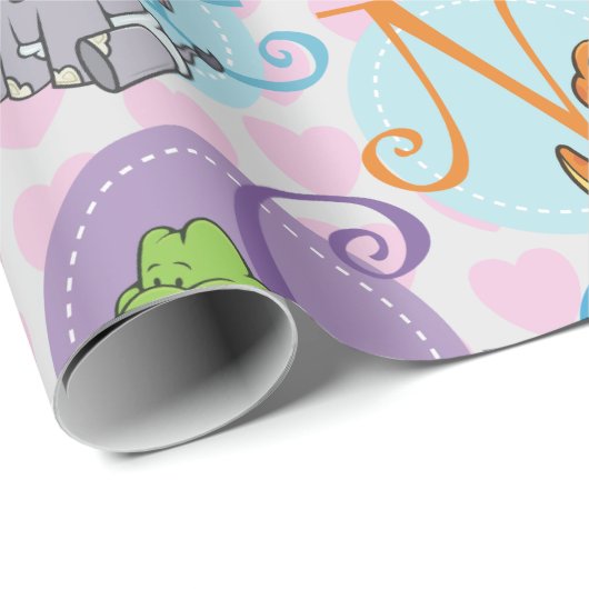  babydier cadeaupapier (Rol Hoek)