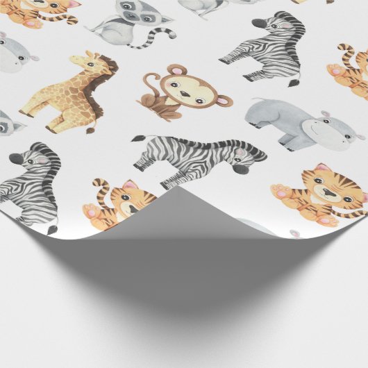 Babydieren Cadeaupapier (Hoek)