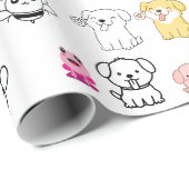 Babydieren Cadeaupapier (Rol Hoek)