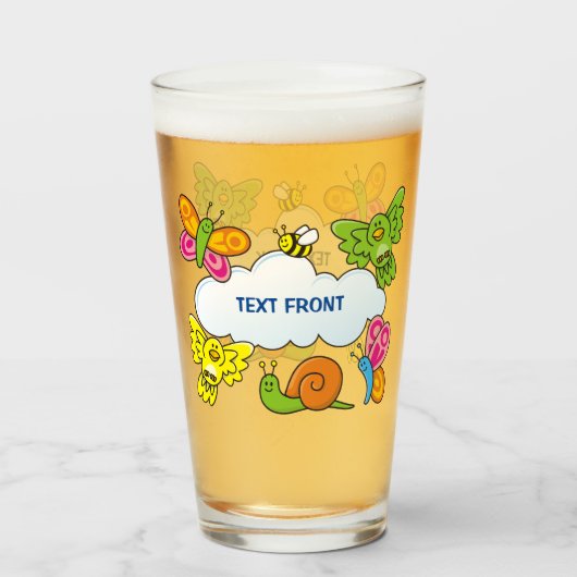 Babydieren Glas (Voorkant gevuld)