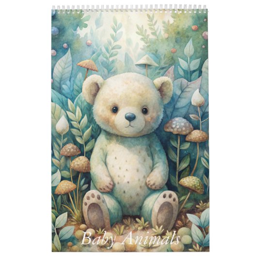 Babydieren Kalender (Hoes)