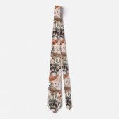 Babydieren naadloos patroon stropdas (Voorkant)