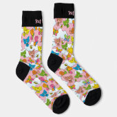 Babydieren Patroonvergrendelingen Sokken (Rechts)