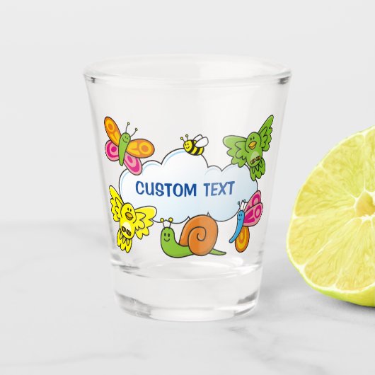 Babydieren Shot Glas (Voorkant)