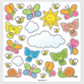 Babydieren Sticker (Vel)