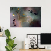 Babydierenwoud Poster (Thuiskantoor)