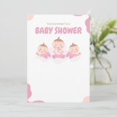 Babydouche Kaart (Staand voorkant)