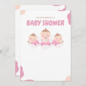 Babydouche Kaart (Voorkant / Achterkant)