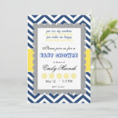 Babydouche ter ere van: kaart (Staand voorkant)
