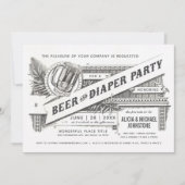 Babydouches voor bier- en luierfeestjes kaart (Voorkant)