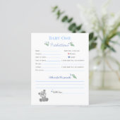 Babydouchevoorspellingen baby, bijtende tweeling (Staand voorkant)