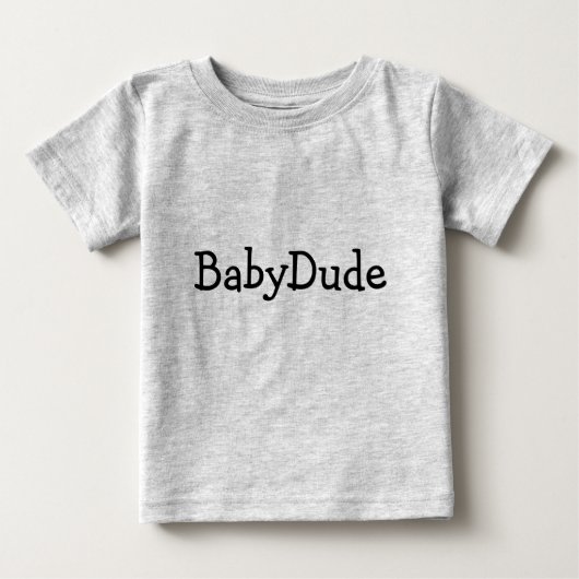 BabyDude Baby Tshirt (Voorkant)