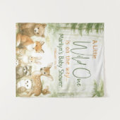 Babyfeestje Mooie Bosdieren Baby Dieren Wandkleed (Voorkant (horizontaal))