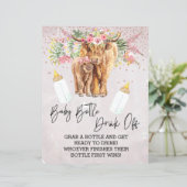 Babyfles Drink Off Game Douche Hoogland Koe (Staand voorkant)