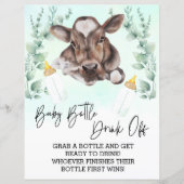 Babyfles Drink Off Game Douche Koe Kalf (Voorkant)