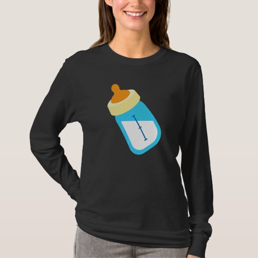Babyfles Fles Voeding Kostuum   T-shirt (Voorkant)