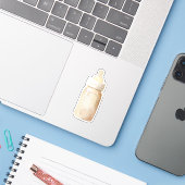 Babyfles Sticker (Laptop met iPhone)