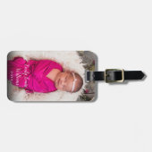 Babyfoto Bagagelabel (Voorkant horizontaal)
