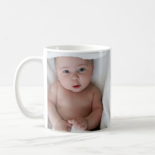 Babyfoto koffiemok (Links)