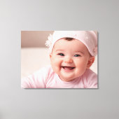Babyfoto op canvas - Persoonlijke kinderkamerprint Afdruk (Voorkant)