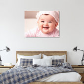 Babyfoto op canvas - Persoonlijke kinderkamerprint Afdruk (Insitu (Slaapkamer))