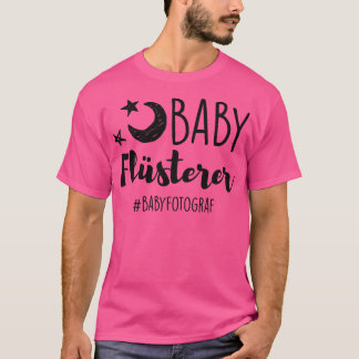 Babyfotograf zwart t-shirt