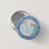 Babyfüsse Ronde Button 3,2 Cm (Voorkant /achterkant)