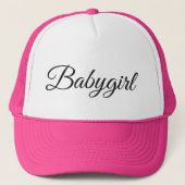Babygirl textografie trucker pet (Voorkant)