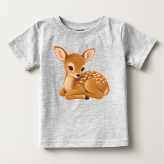 Babyhert Cartonontwerp Schattig Bosdier