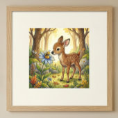 Babyherten Droomland Bosdieren Nursery Poster