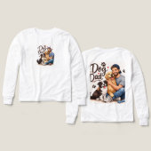 Babyhond Moeder T-shirt – Hart & Poot Ontwerp – Sc (Voorkant /achterkant)