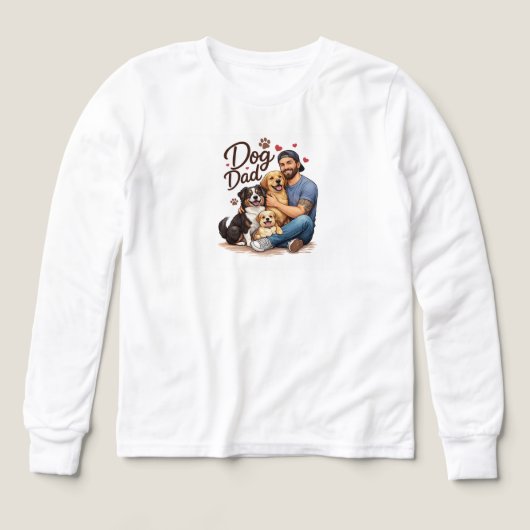 Babyhond Moeder T-shirt – Hart & Poot Ontwerp – Sc (Voorkant)