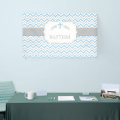 Babyjongen Doopsel Banner - Achtergrond (Beurs)