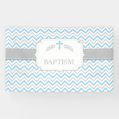 Babyjongen Doopsel Banner - Achtergrond (Horizontaal)