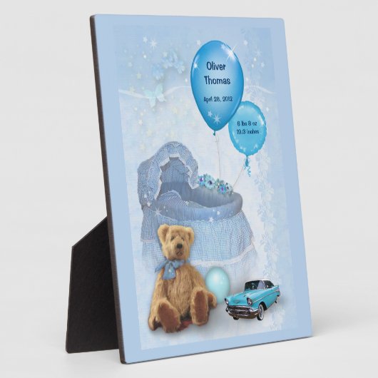  babyjongen fotoplaat (Zijkant)