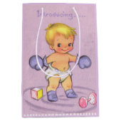  babyjongen medium cadeauzakje (Voorkant)