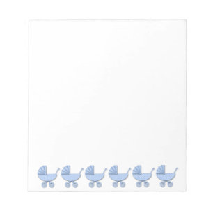 babyjongen polka stippen notitieblok
