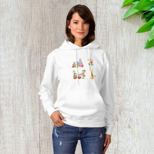 Babyjongens met Giraffe en wagen van de kleutertre Hoodie