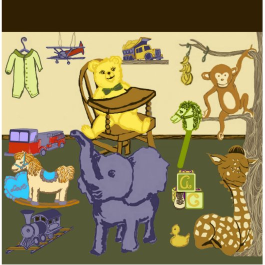 Babyjongens — seriespeelgoed in Ornament-sculptuur Fotobeeldje Ornament (Voorkant)