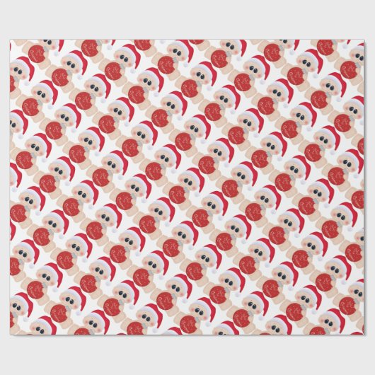 babyjongetje's eerste kerstinpakpapier cadeaupapier (Vlak)