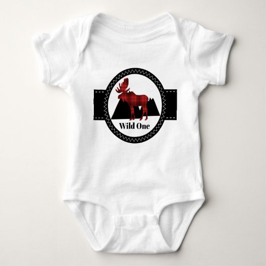 Babyjongetjes met een wild lichaamspak romper (Voorkant)