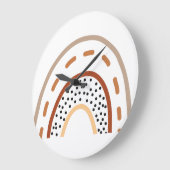 Babykamer Boho Regenboog Klok in aardetinten (Hoek)